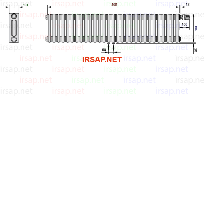 Радиатор IRSAP Tesi 30200/29 T52 CL 01
